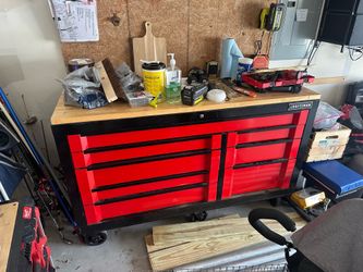 Craftsman butcher block tool box