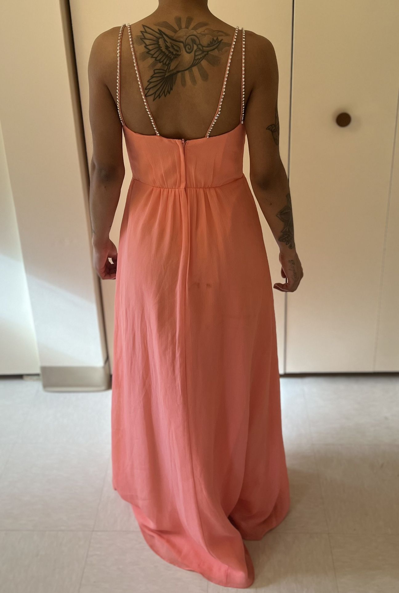 Coral Bridesmaid Dress