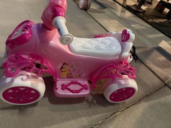 Disney Princess Kids Ride-On Carriage