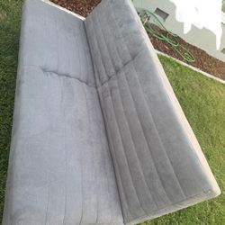New Gray / Light Gray Futon Convertible 