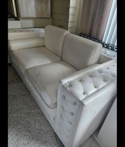 3 sofas set real leather
