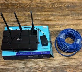 Dual Band Router with 100ft Ethernet Cable