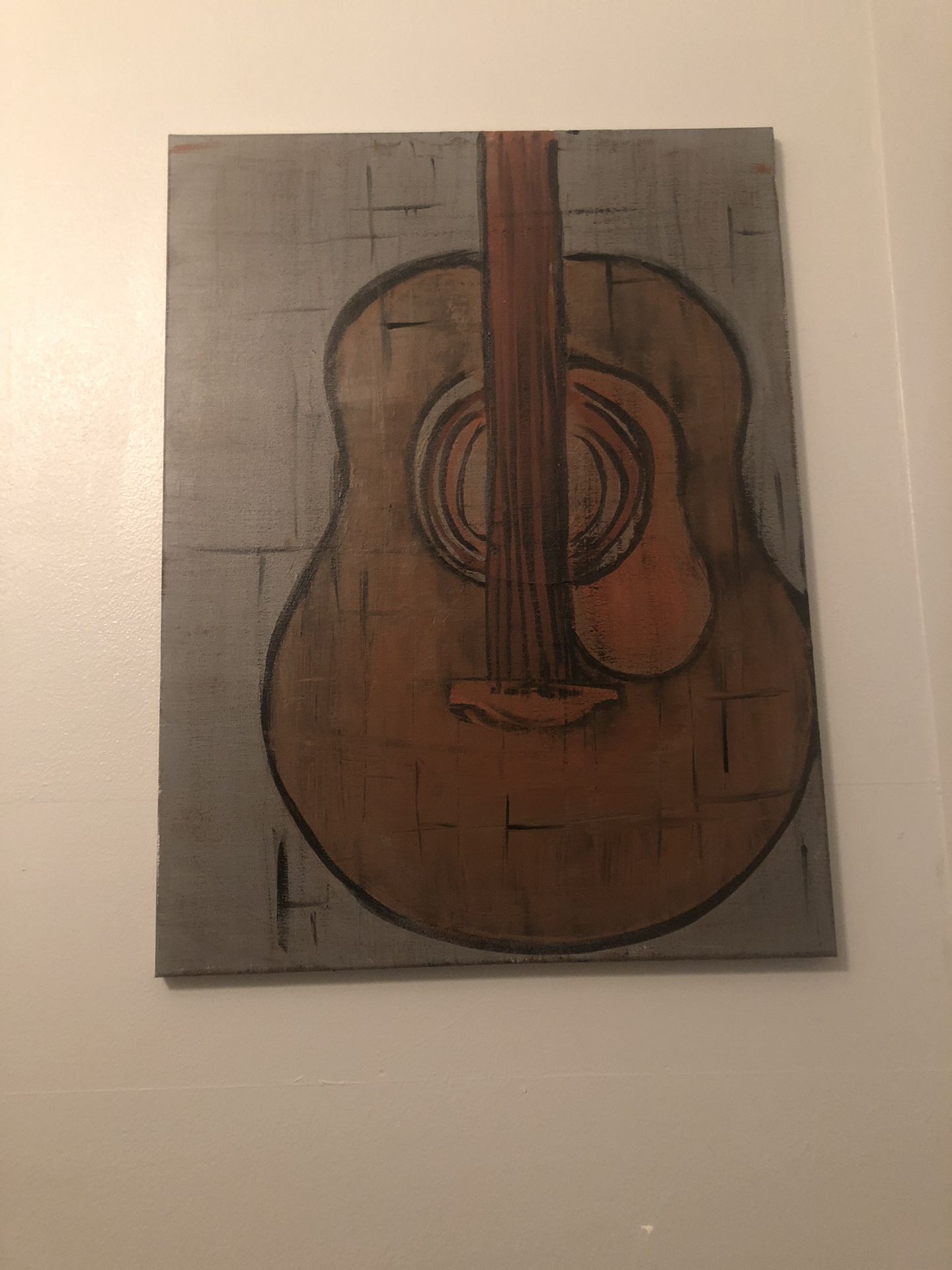 Guitar painting