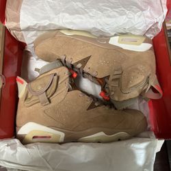 Jordan 6 Travis Scott British Khaki Size 9.5