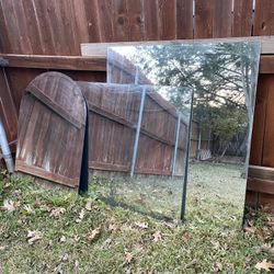 3 Pc Frameless Mirror Glass Panels - Gym mirror / Remodel Projects