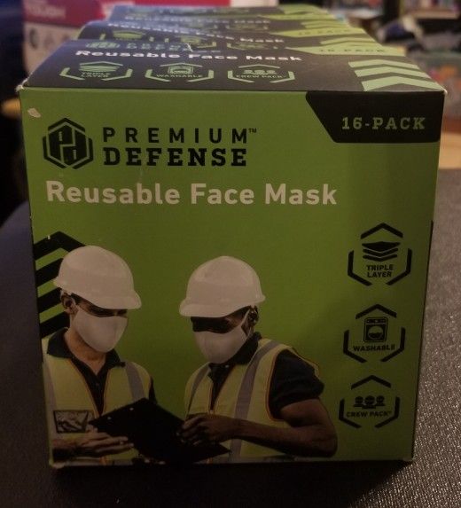 Premium Defense Reusable Face Mask 4 Boxes