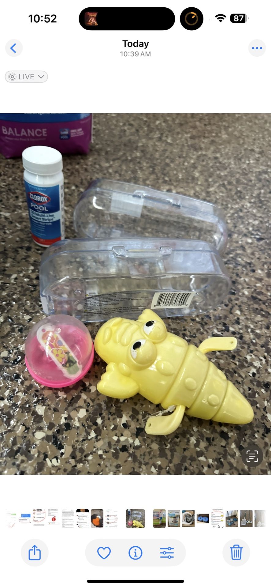 Clorox Pool & Spa - Test Strips w/ Pool Toys