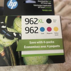 Brand New Never Used HP Ink 962XL 4 Pack