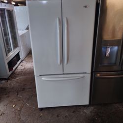 Maytag White French Door Bottom Freezer