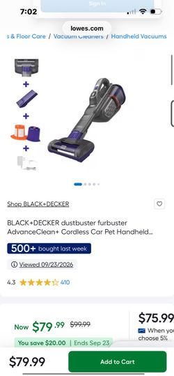 Black Decker Furbuster