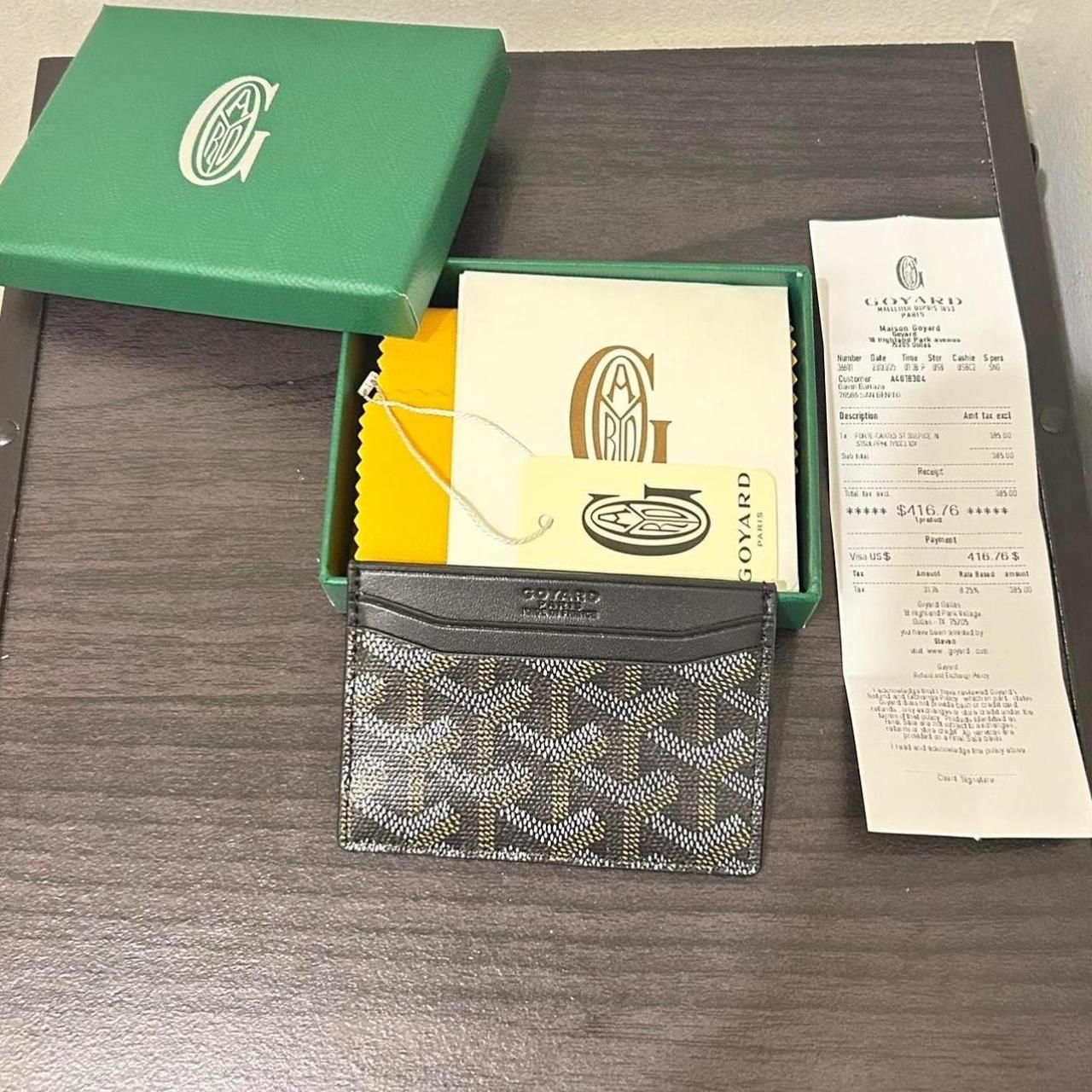 Goyard Saint-Sulpice Card Wallet BLACK | ***AUTHENTIC** SAME DAY SHIPPING✅
