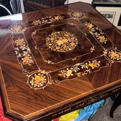 Italian vintage gambling gaming table
