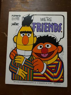 Vintage Sesame Street Bert& Ernie muppet puzzles