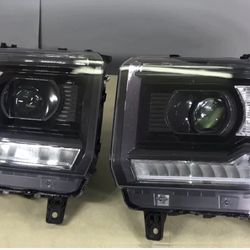 GMC Sierra Custom Headlights 