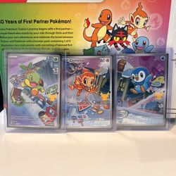 Pokemon TCG First Partner Illustration Collection Series 1 GEN 4 Starters - PICK UP TODAY