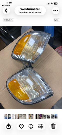 Yoyota tundra2001-2005 side lights or running lights