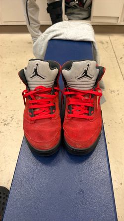Red Jordan 5 size 10