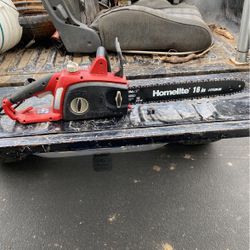 Homelite Model UT43123 Electric Chainsaw 120 V 60Hz 12 A