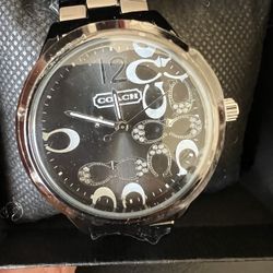Stirring Silver Coach Watch