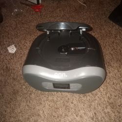 Radio And Plays DVDs Electric Or Put Batteries In It