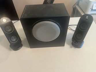 Logitech X – 230. Great for gaming or just good listening. Logitech X – 230 home computer surround sound. Great for gamin