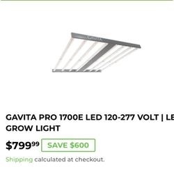 GAVITA PRO 1700E LED 120-277 VOLT | LED GROW LIGHT 