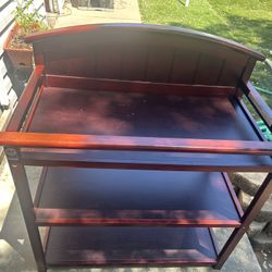 Wooden Baby Changing Table