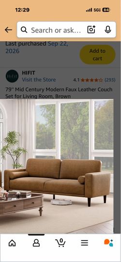 New Leather Sofa