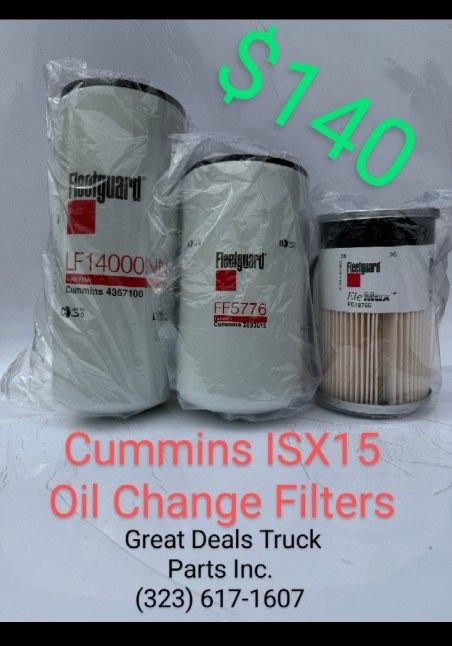 Cummins ISX15 Filters