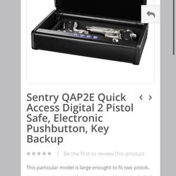 Sentry XL 2pistol Safe
