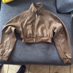 Jacket /bomber/ L Brown 