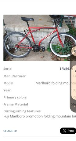 Fuji folding Bike