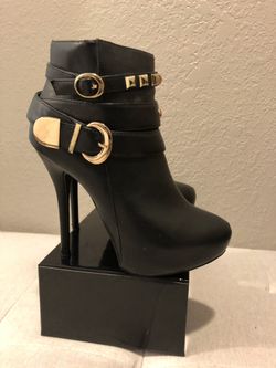 Black Booties size 7