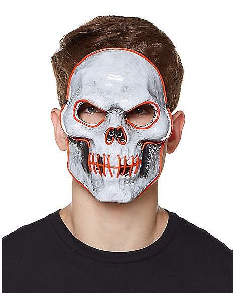 Light Up Scary Skeleton Mask 