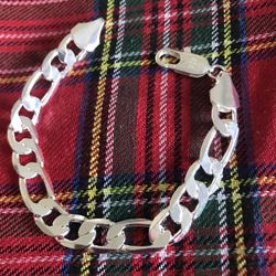 Sterling Silver Mens Bracelet 