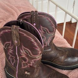 Justin’s Boots Women’s Pink Size 8