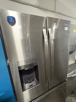 Midea Stainless Steel French Door Refrigerator