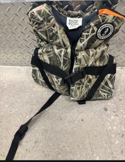 Mustang survival jacket;  child size 30 to 50 lbs … $20