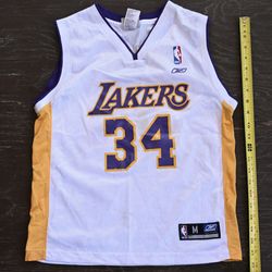 Vintage Reebok NBA Lakers Shaq Youth Jerseys 