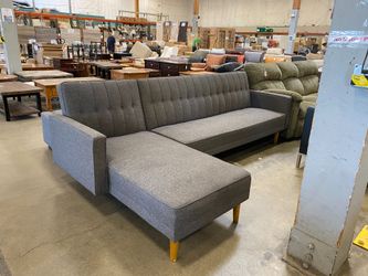 GOLD SPARROW  Grey Sonoma Convertible Sofa Bed Sectional