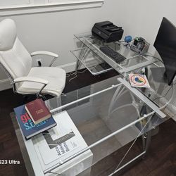Glass Office Desk