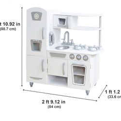 Kid Kraft Vintage White Play Kitchen 