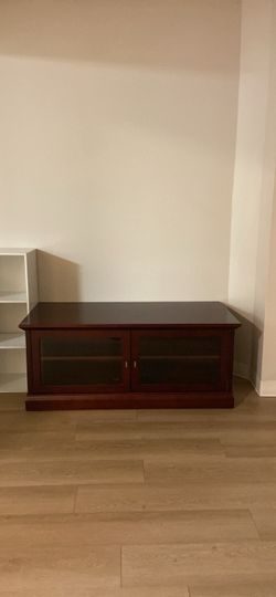 FREE TV STAND AND CUBE SHELF (Must be picked up by October 31st)
