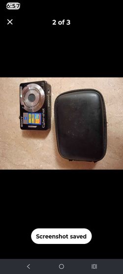 Sony snapshot digital camera used with case charger camera battery awesome working condition retail value used is $180  for all