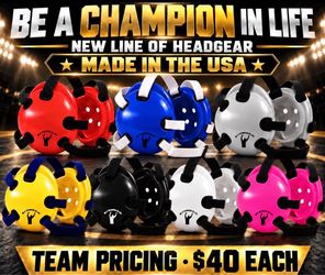 New wrestling head gear