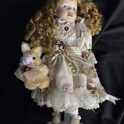 Vintage Porcelain Doll