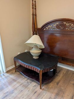 Solid wood coffee table