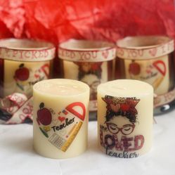 Custom candles Valentines