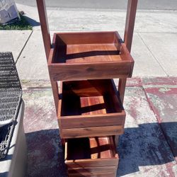 3 Tier Wood Stand