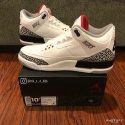 Jordan 3 hotsell jth for sale